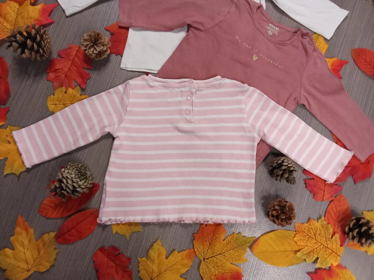 Lote de 3 camisetas de manga larga de 6 meses – photo 5